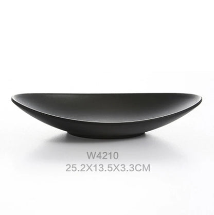 Oval Black Ring Dish Jewelry Tray Key Tray Arrangør Dekor Nøkkelfat Smykker Bolle Dekorative Dish Arrangør Kjøkkenartikler