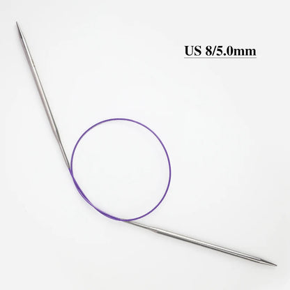 Hot 1Pcs Stainless Steel Circular Knitting Needle 65Cm Tube Smooth Crochet Needles for Knitting DIY Weaving Sewing Tools 2022