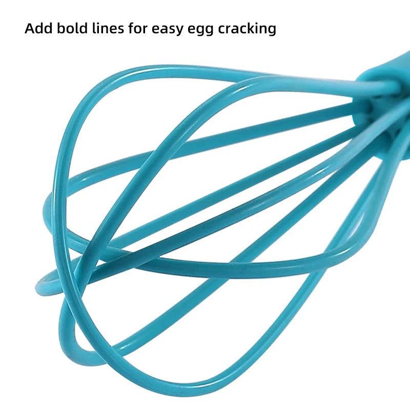 Mini Silicone Egg Must Be Durable Hand-Held Whipping Cream Foam Machine Anti-Skid Mixer Egg Must Kitchen Accessories