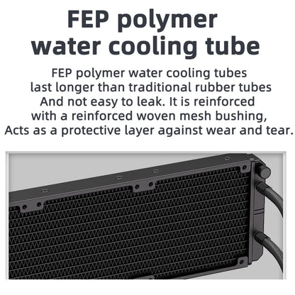 TEUCER AF-240 Water Cooling CPU Cooler 240mm rgb fan Liquid Heatsink Integrated Radiator LGA 2011/12xx/1700/115x/AM4/AM5 AMD