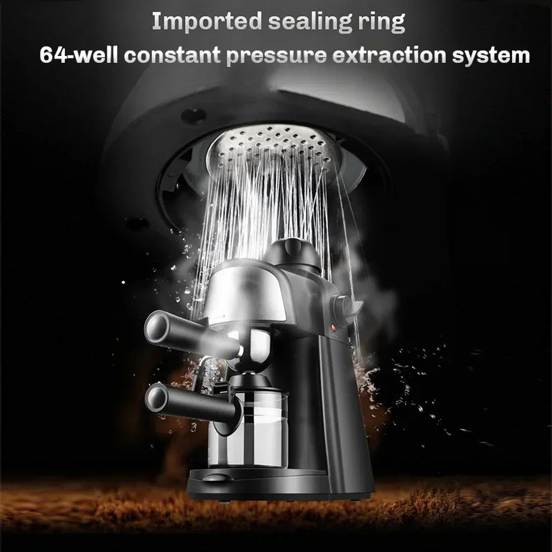 Electric italialainen kahvinkeitin 5 bar Professional Expresso -kahvivalmistaja Automaattinen Semi Automaattinen Expresso Cappuccino 220V EU PL