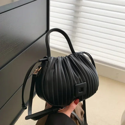 Μόδας μάρκα design crossbody τσάντα για τις γυναίκες 2024 πολυτελή vintage ώμο τσάντα θηλυκό τσάντα tote casual pu δερμάτινη τσάντα κουβά