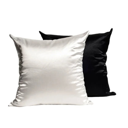 Carcasă de pernă de mătase imitată 100% Satin pernă din satin 50x50 pernă solidă 60x60cm decor pentru casă pentru canapea 45x45 40x40 neted