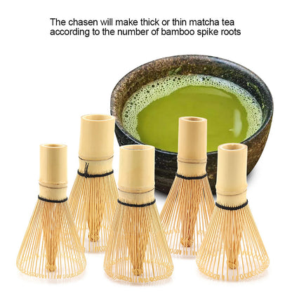 Bamboo Whisk Green Tea Whisk Matcha Whisk Natural Bamboo Tea Whisk Chasen Preparing Matcha Powder Brush Tool Tea Powder Whisk