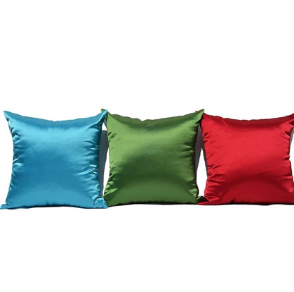 Carcasă de pernă de mătase imitată 100% Satin pernă din satin 50x50 pernă solidă 60x60cm decor pentru casă pentru canapea 45x45 40x40 neted