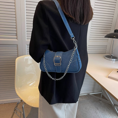 Kleng Design Jeans Bags Dammen Neie Kräiz-Schëller Bags Shëllef Savas Sak