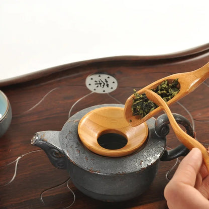 5 Pcs/set Kongfu Tea Ceremony Utensils Set Bamboo Teaspoons Tea Needle Tweezer Clips Strainer Tong Tube Teaware Acient Art Tools