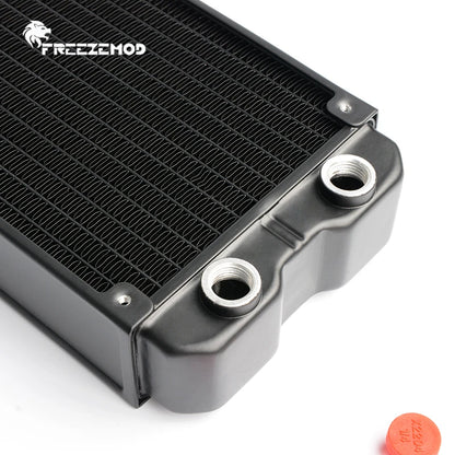 45mm Thick 360mm Aluminum Radiator FREEZEMOD Computer Water Cooling Double-layer Heat Sink Row Independent Two-layer. SR-360SL