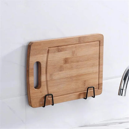 Cuisine en acier inoxydable étagère Éponges supports