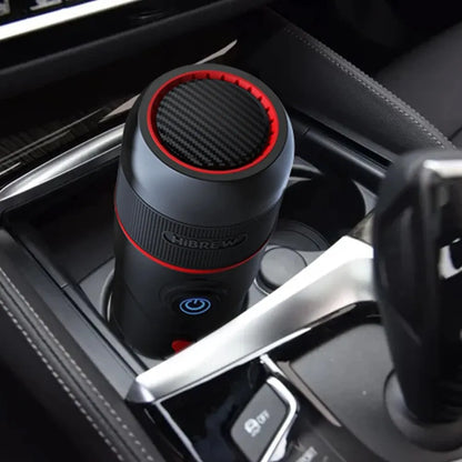 Hibrew Portable Coffee Machine for Car & Home, DC12V Expresso Coffee Maker Fit Nexpresso Dolce Pod Capsule Coffee Powder H4