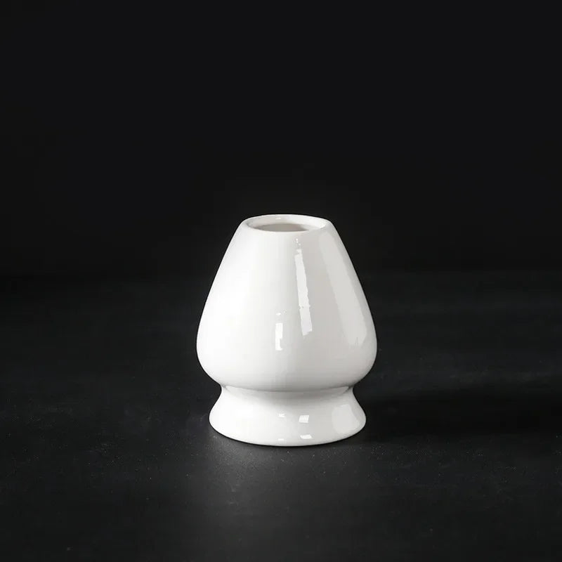 Matcha Whisk turētāja tējas ceremonija Matcha Bowl tradicionālā matcha Ceremony Starter Ceramic Chasen slotiņas stends iesācējam