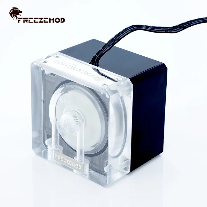 Freezemod PU-FS4M-J Compute refroidissement PC CHELER CHARMER POMME MUTE PWM FLOW Intelligent 800L / H 12V / 5V RVB Light Aure. PU-FS4M-J