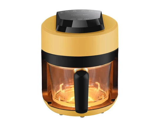 2024 Multifunctional  220V air fryer household transparent visualization fully automatic air fryer small capacity electric fryer