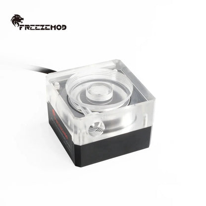 FREEZEMOD  Water Cooler Water Pump Ultra-Thin PWM Speed Control 4cm Thick Flow 500L Support OD50 Tank. PU-SZM6,watercooler