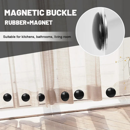 Strong Magnetic Curtains Weights Windproof Shower Curtains Magnet Buckle Balcony Curtains Cloth Weights for Drapery Tablecloth
