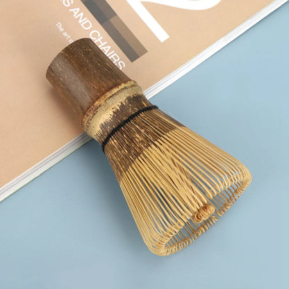 Bamboo Japanese Style Matcha Tea Whisk Brush Tea Accessories for Matcha Tea Making 100 Prongs 120 Prongs Optional