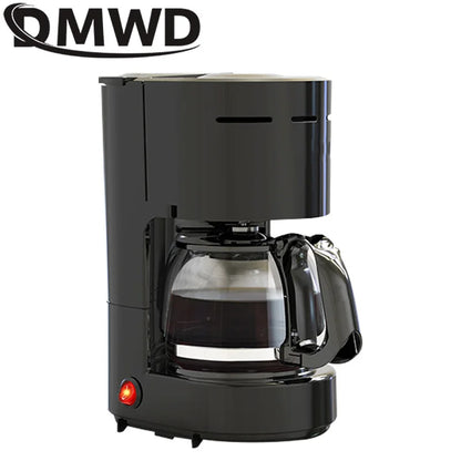 DMWD Electric Drip kafijas automāts 650ml Mājsaimniecības pusautomātiskais alus darīšanas tējas katls amerikāņu kafijas automāts espresso kafejnīcas izgatavotājs 220V