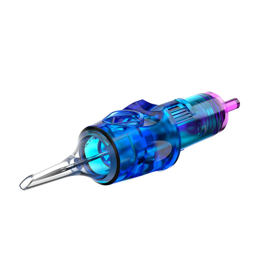 CNC 20PCS Biue/Red Police Cartridge Disposable Sterile Tattoos Needles Syringe High Quality For Wireless Tattoos Machines