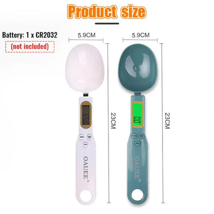 Oauee 500g Electronic Kitchen Scale LCD Digital Measuring Food Flour Digital Spoon Scale Mini Kitchen Tool for Milk Coffee Scale