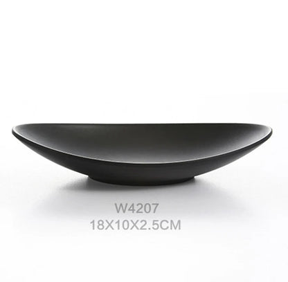 Oval Black Ring Dish Jewelry Tray Key Tray Arrangør Dekor Nøkkelfat Smykker Bolle Dekorative Dish Arrangør Kjøkkenartikler