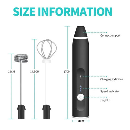 Преносим електрическо мляко frothers ръчен блендер usb mini кафемашина с капчица капучино крем яйце бейзер храна блендер