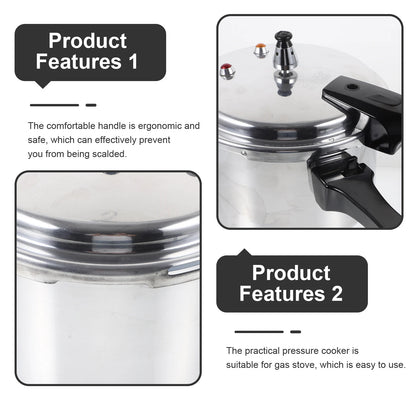 Pressure Cooker Gas Cooker Pressure Cooker Household Pressure Cooker Aluminum alloy Cookware Restaurant Safe Food Grade