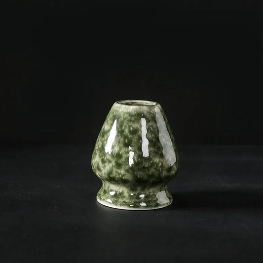 Matcha Whisk Holder Tea Ceremony Matcha Bowl Traditionell Matcha Ceremony Starter Ceramic Chasen Whisk Stand för nybörjare