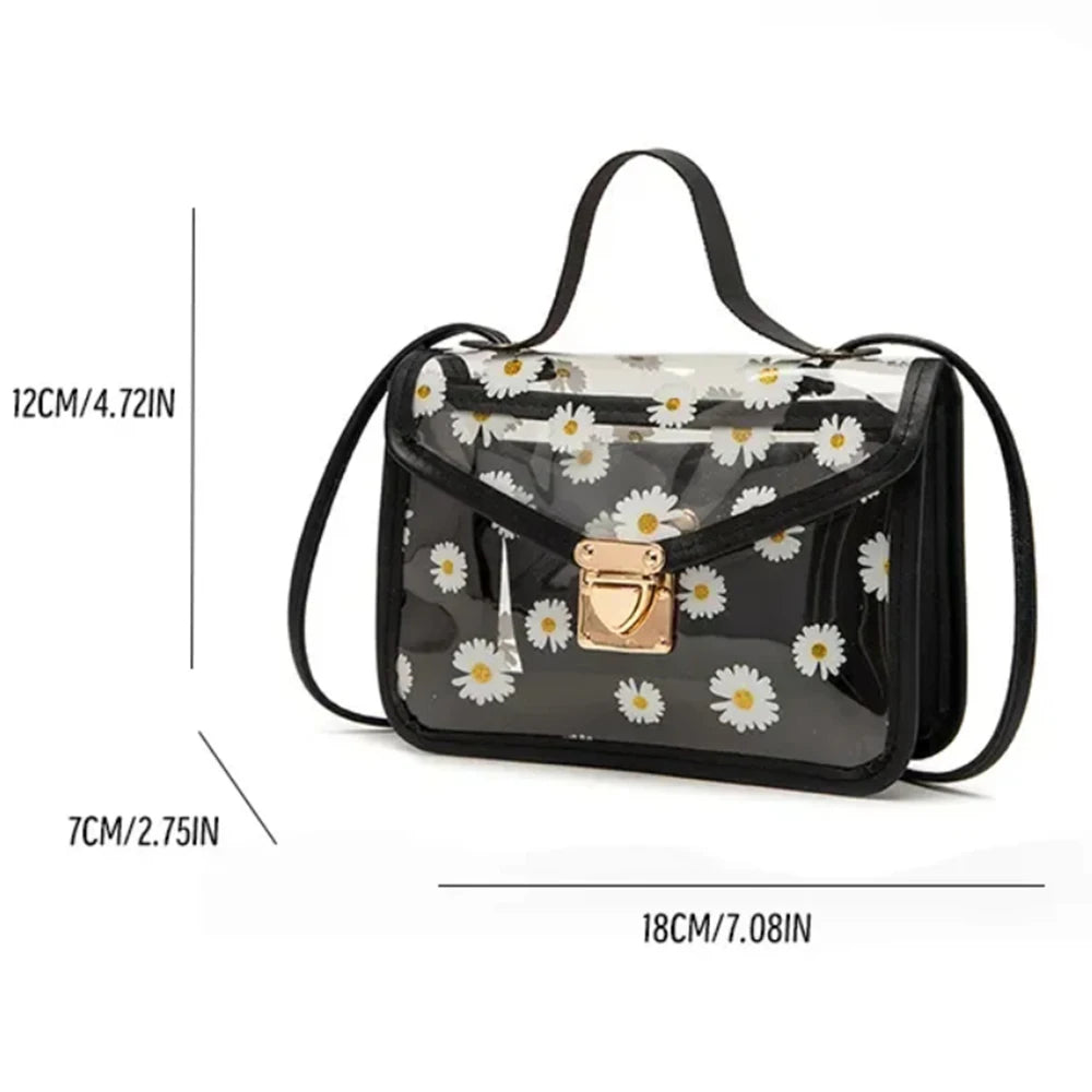 Bolsa de hombro diagonal de mujer para mujer Bolsa de cuerpo cuadrado lindo