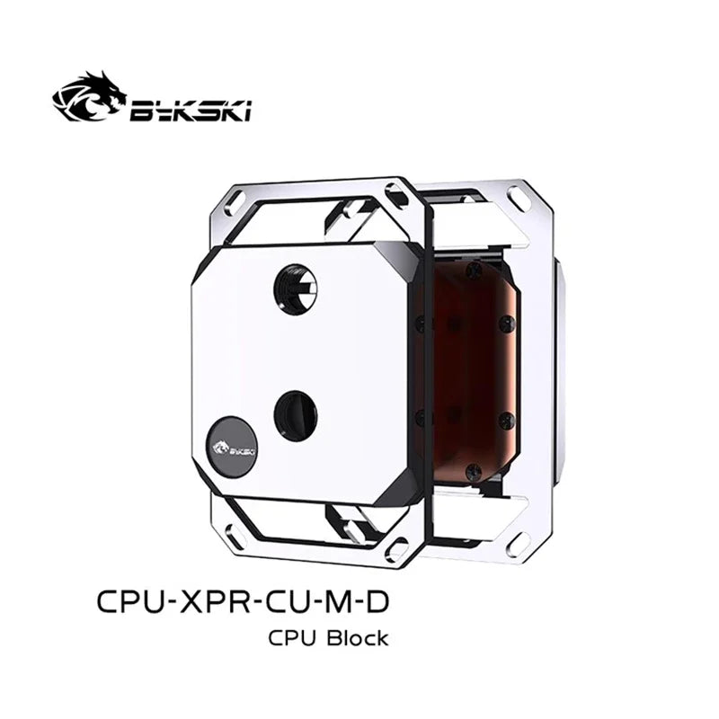 Bykski CPU Block Use for INTEL LGA 1151 1156 1700 1800 AMD AM4 AM5 / Water Cooler Radiator 5V ARGB Light SYNC / CPU-XPR-B-I/M-D