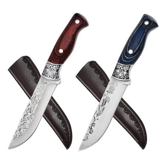 Forged Cleaver Kitchen Chef Cuțit din oțel inoxidabil cu cuțit carne de carne paring pescuit portabil grătar măcelar