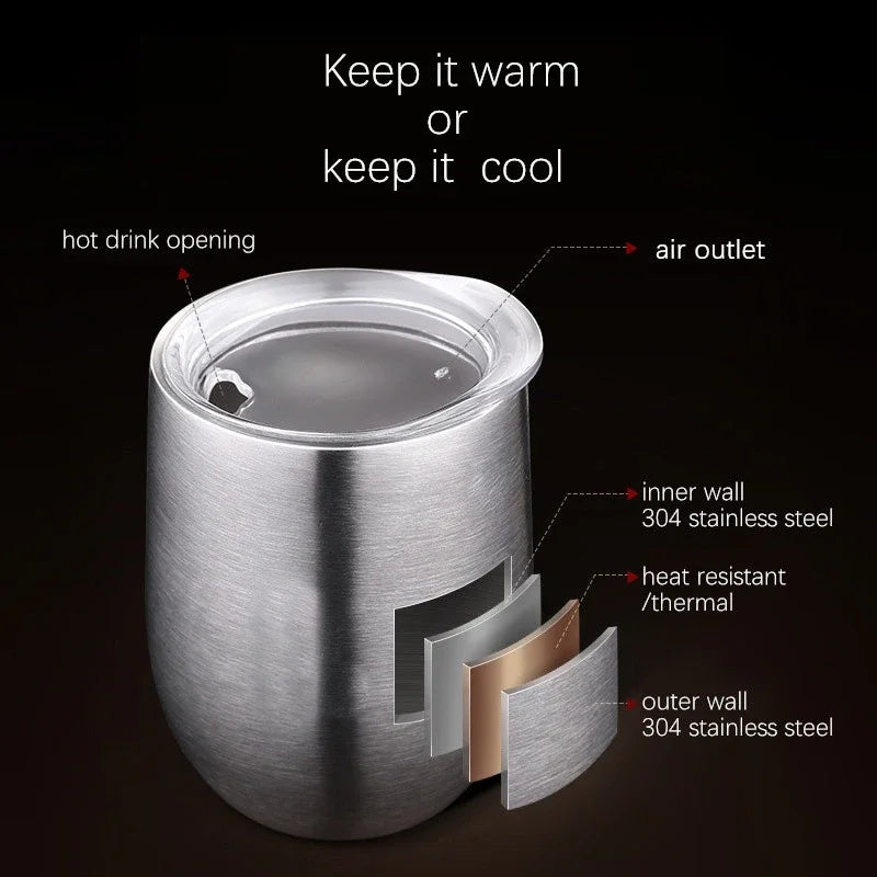 Yerba Mate Gourd Set Double-Wall Stainless Steel Mate Tea Cup and Bombilla Set Includes Yerba Mate Gourd (Cup) With One Bombilla