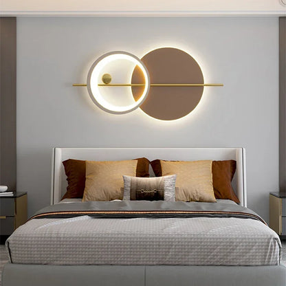 Modern LED Wall Lamp Atmosphere Sconce For Living Dining Room Bedroom Hotel Hall Parlor Stairs Aisle Home Decor Lighting Fixture