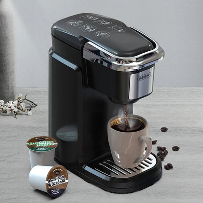 Hibrew Filter Coffee Machine Brewer за K-Cup Capsule & Ground Coffee, производител на чай за чай за гореща вода единичен сервиз кафемашина
