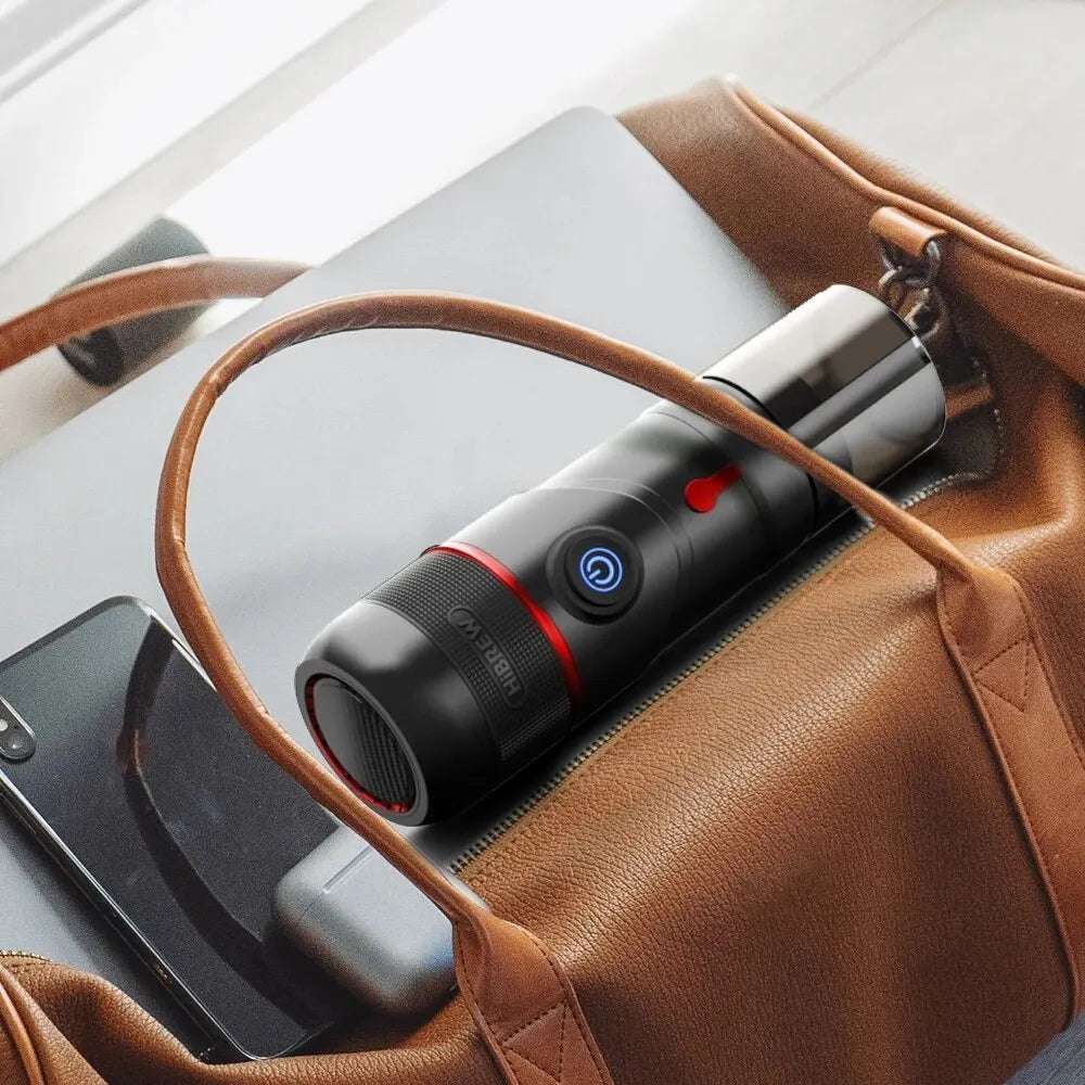 Hibrew Portable Coffee Machine for Car & Home, DC12V Expresso Coffee Maker Fit Nexpresso Dolce Pod Capsule Coffee Powder H4