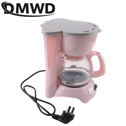 DMWD semi-automático de café com café com café com leite de café com leite cafeteira mini 0,6l moka goten cafe cafe café cafeting machine tea panela caldeira