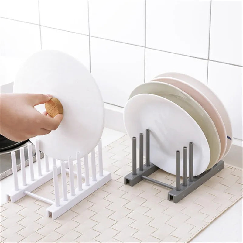 Køkkenarrangør Pot Låg Rack Rustfrit stål Spoon Holder Pot Låg Hylde Kogetskål Rack Pan Cover Stand Køkken Tilbehør