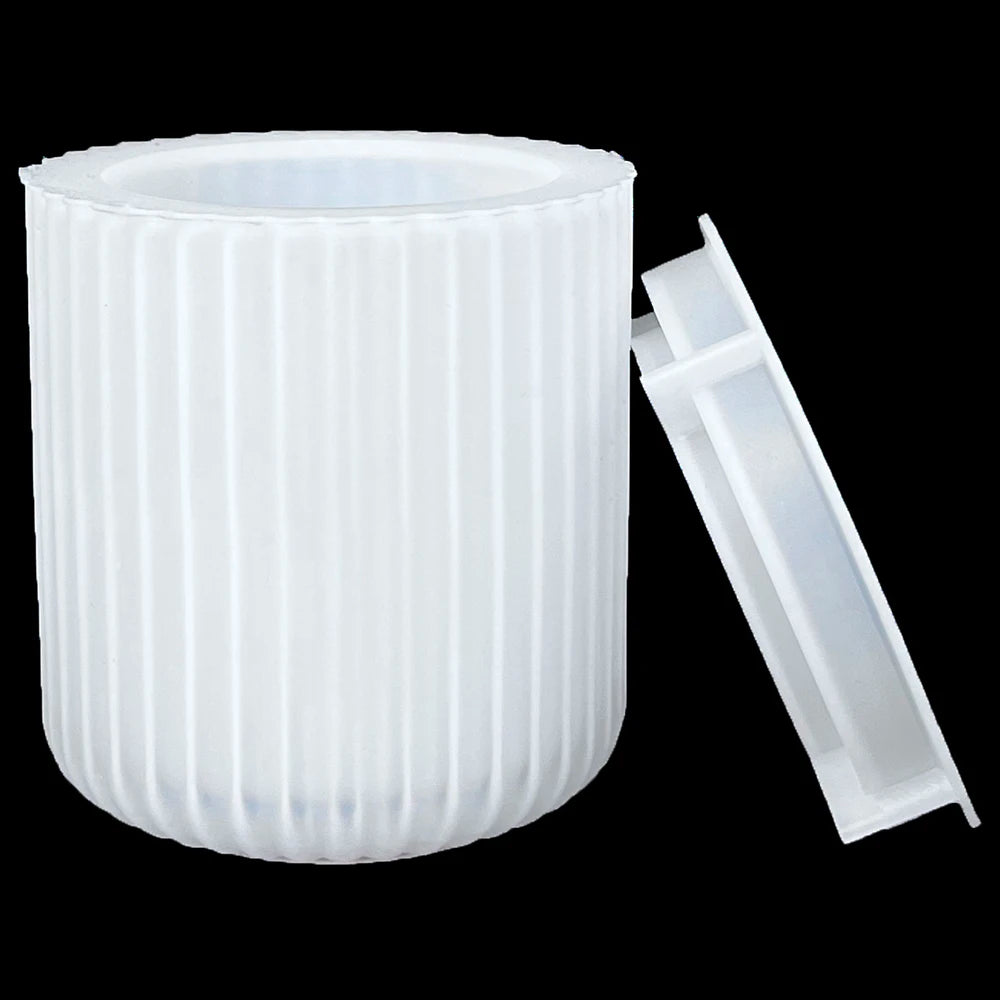 Rund stripe med dekkflaske silikonformer
