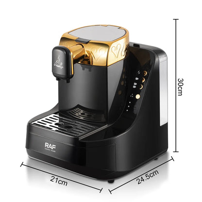 New Turkish Coffee Machine Portable Small Home 0.8L Coffee Machine Double Cup Coffee Machine Easy To Operate